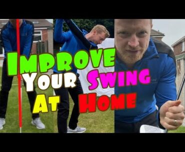 IMPROVE MY GOLF SWING AT HOME FAST! (Fast improvement)