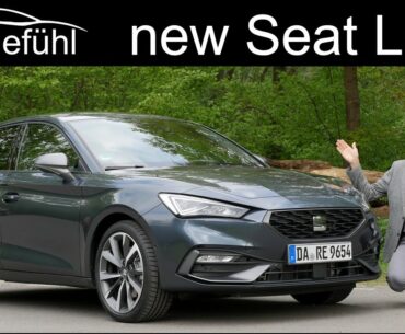 all-new Seat Leon FR 1.5 eTSI FULL REVIEW driving 2020 - Autogefühl