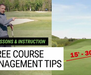 Three Course Management Tips to Save you Strokes