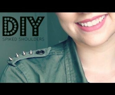 DIY JACKET: SPIKED SHOULDERS