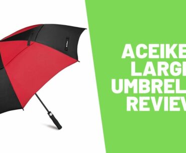 Aceiken Large Umbrella Review✅. Is Aceiken Golf Umbrella Windproof the Best Large Umbrella In 2020?