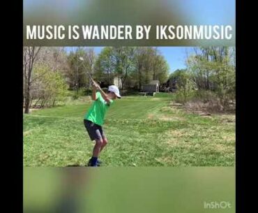 Golf Bro’s 1st video hitting golf balls in the backyard