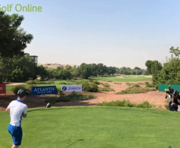 Brendan Lawlor Tees off to celebrate 1 month until the 2019 DP World Tour Championship
