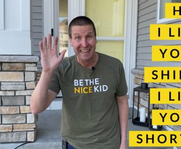 Bryan tells a story about a kid who likes shirts and shorts