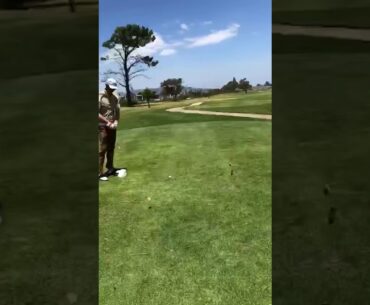 Blowing a hurricane at Hermanus GC