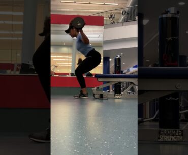 Closed Stance Bench Squats