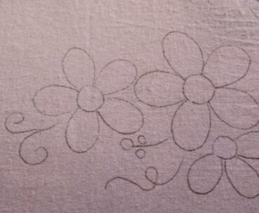 Hand embroidery tutorial | Beautiful flower embroidery | Herringbone / Chain Stitch | I CAN DO IT