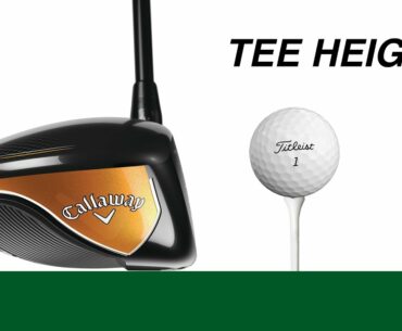 Correct TEE HEIGHT // Are you losing 20+ yards with your driver?