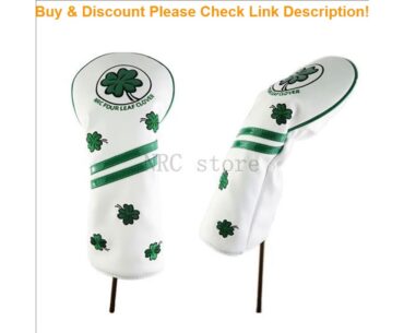 Deal Golf Headcovers Golf club Head Covers Driver Fairwaywood Hybrid Covers Set 460cc Four Leaf Clo