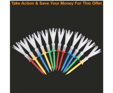 Slide 12pcs/lot Multi Color Plastic Golf Tees 3 1/4 inch Golf Tees 3.25'' Tee 4 Yards Gonkux Golf A