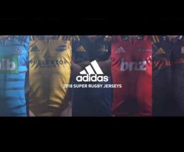 adidas 2018 Super Rugby Home Shirts