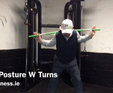 Golf Stance W Turns
