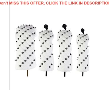 Best NRC Golf Headcovers PU Leather Golf Club Head Covers for Driver Fairway #3 #5 Hybrids Rescue R