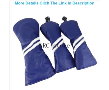 Slide Golf Club Headcover #1 #3 #5 Driver ?Fairway Woods?Hybrid UT PU Leather Head Covers Set