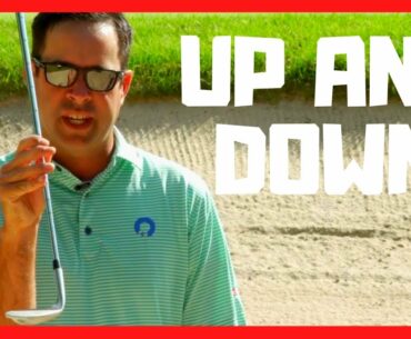 GOLF LESSONS FOR BEGINNERS [EASY CLUB FACE EXPERIMENT TO MAKE GREENSIDE SAND SHOTS SIMPLE!]