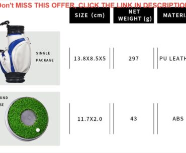 Creative Golf Pen Holder With Pen Desktop Decoration Gift Golf Bag Unique Leather Golf Pens Set Fo