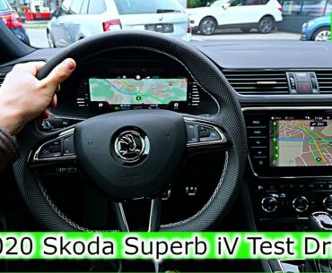 Test Drive Skoda Superb iV Combi Plug-in Hybrid New SportLine 2020