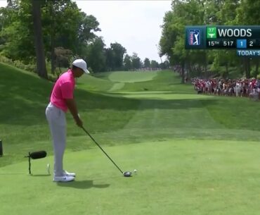 Tiger Woods Memorial Third Round 2018 - shot by shot footage