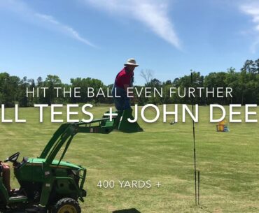 Golf trick shot - Tall Tees help you hit the golf ball farther