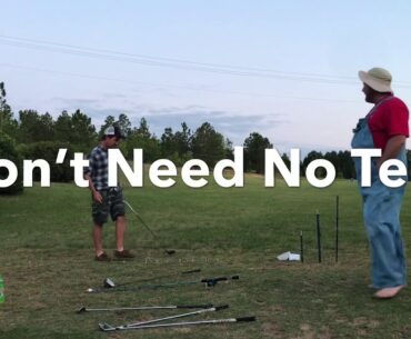 Golf Trick Shot - No Tees Needed