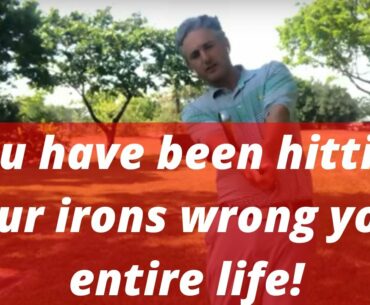 You have been hitting your irons wrong your whole life! Best Golf Tip to Strike Your Irons Solid!