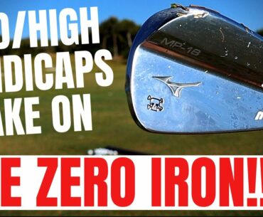 Mid/High Handicap Golfers Take on THE ZERO DEGREE LOFTED IRON!