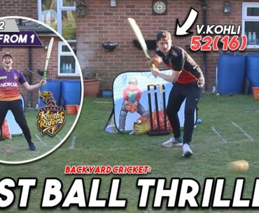 INSANE Final Ball THRILLER! Live Backyard Cricket Drama | RCB vs KKR! (Kohli Fastest 50)