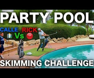 PARTY POOL GOLF BALL SKIMMING CHALLENGE - LUMINE BEACH CLUB