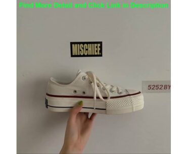Women Canvas Shoes 3.5CM Platform Classic High Quality Fashion Outdoor Girls Sneakers  Zapatos De
