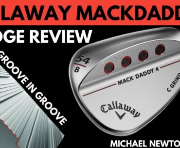 Callaway MackDaddy 4 Wedge Review - Full Shot & Pitch Testing Measuring Backspin