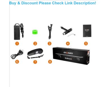 Review EnSkate Woboard S Electric Skatboard /4 Wheels E-Scooter 900w Dual Motor Max speed 30km/h el