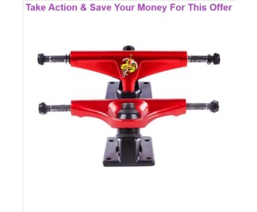 Deal M 2pcs Generic 7 inch Skateboard Truck Accessory for Mini Cruiser Skateboard Longboard skate b