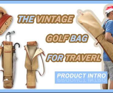Tourbon｜Golf Bag Carrier Vintage