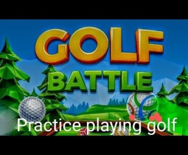 First time playing golf - golf battle. part 1