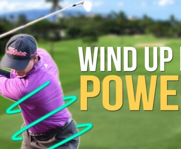 How To Coil In Golf Backswing ➜ Wind Up For Power