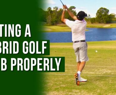 How to Hit a Hybrid Golf Club Properly | Glen Hollick