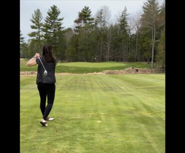 Remote Golf - Browne Minute Golf Lesson - Proper Weight Shift - Highlight Tips - Maine Golf Course