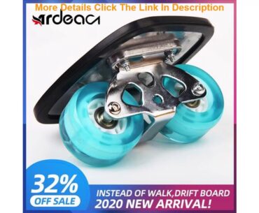 Top ARDEA Drift board Freeline skateborad Driftboard Skate borad Anti-skid Portable patinetas Flash