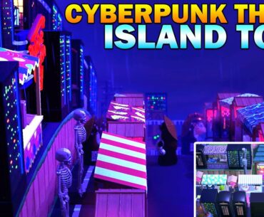 CYBERPUNK Tanuki City!? Animal Crossing New Horizons 5-Star Island Tour