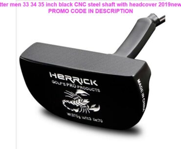 Promo golf clubs putter men 33 34 35 inch black CNC steel shaft with h