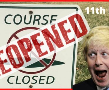 UK Golf Clubs To Reopen [MAY 11TH] Boris Johnson CONFIRMS | CROWD REACTION To Golf Course Open News!