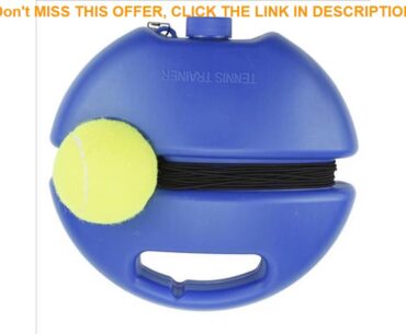 Review Heavy Duty Tennis Training Aids Tool With Elastic Rope Ball Practice Self-Duty Rebound Tenni