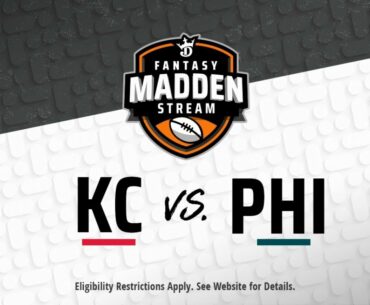 Fantasy Madden Stream: Kansas City at Philadelphia | May 3, 2020