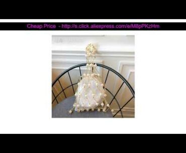 Discount New Style Hand Cut Beaded Woven Bag Pearl Bag Fishing Net Cabbage Basket Handbag Female Ba