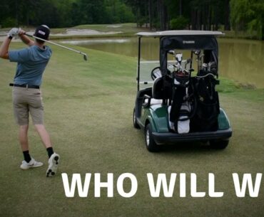 Father vs. Son 9 Hole Match Play! (close match)