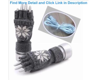 Review 2020 Ski Gloves Multi-function Outdoor Knitting Heated Gloves Winter Hot Hands Warm Gloves U