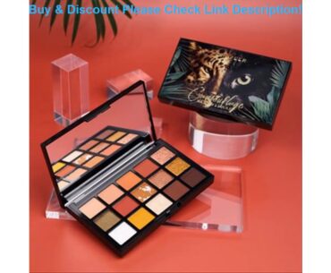 Deal BANXEER Palette Eyeshadow Makeup Pelette Eye Shadow 15 Colors Glitter High Pigment Eyeshadow M