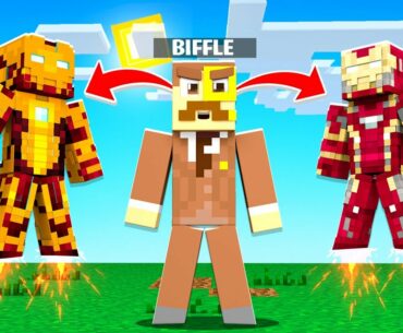 Making an IRON MAN ARMY on Crazy Craft