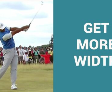 Generate width for more power and control in your golf swing