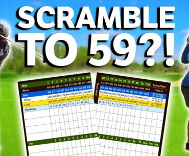 Scramble | Can Micah and I shoot 59?! | Part 2 | GM GOLF